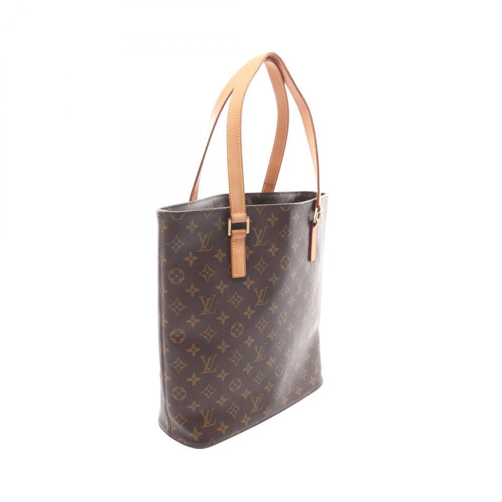 Louis Vuitton Canvas Tote Bag Leather Monogram Vavin Brown